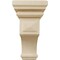 Ekena Millwork 7"W x 7 3/4"D x 14"H Jumbo Woodruff Wood Corbel, Rubberwood CORW07X07X14WFRW - alternate 2